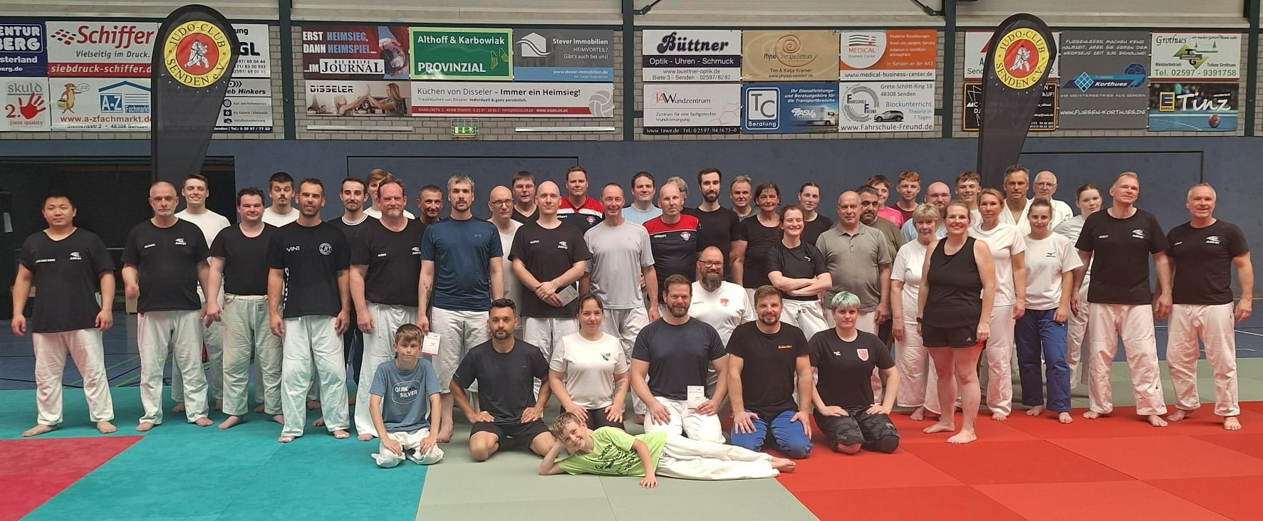 Judo-Selbstverteidigung trotz großer Hitze