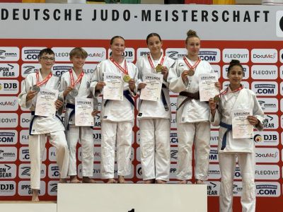 Katame-no-kata U18: 3. Platz Beren Cataldegirmen und Lara Genscher