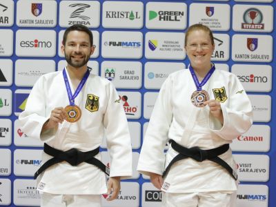Bronzemedaille: Christian Steiner und Miriam Sikora