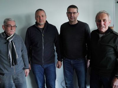 Dieter Schillings, Robert Zimmermann, Dieter Kempkens und Hans-Georg Berndt